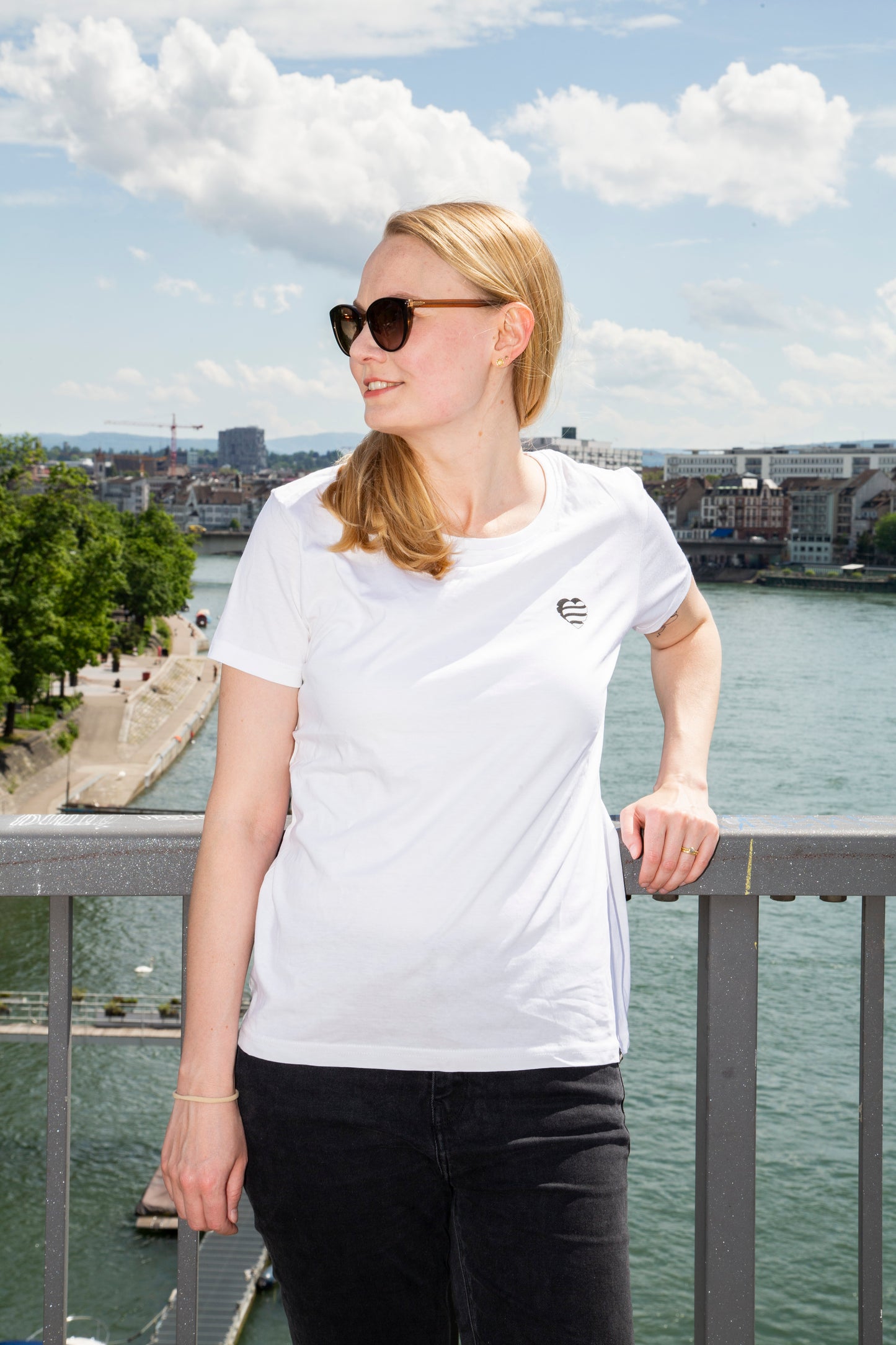 T-Shirt in weiss
