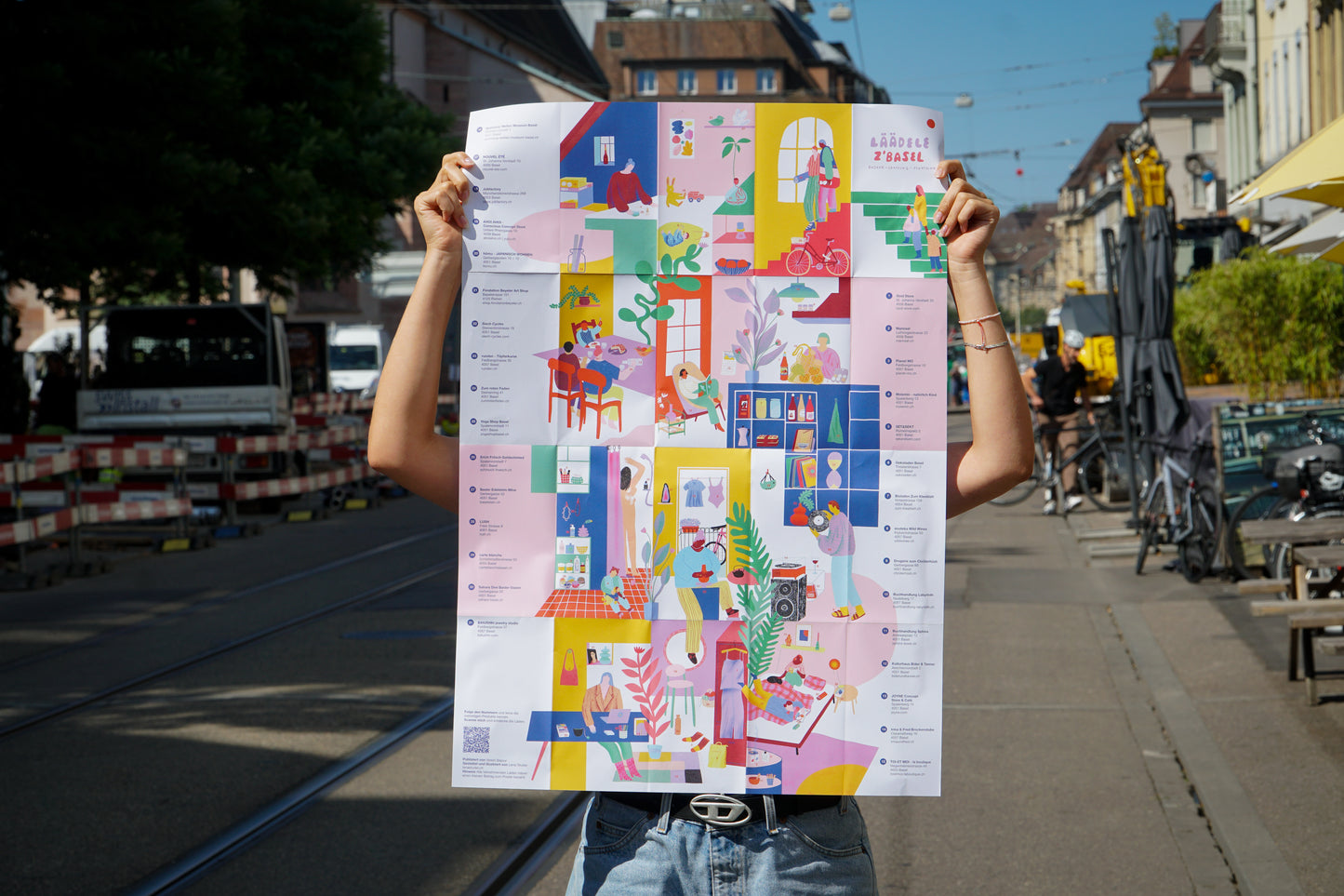 Bajour-Shopping-Stadtplan